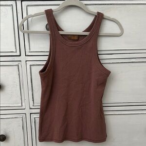 nuuds Women's Brown Tank Top